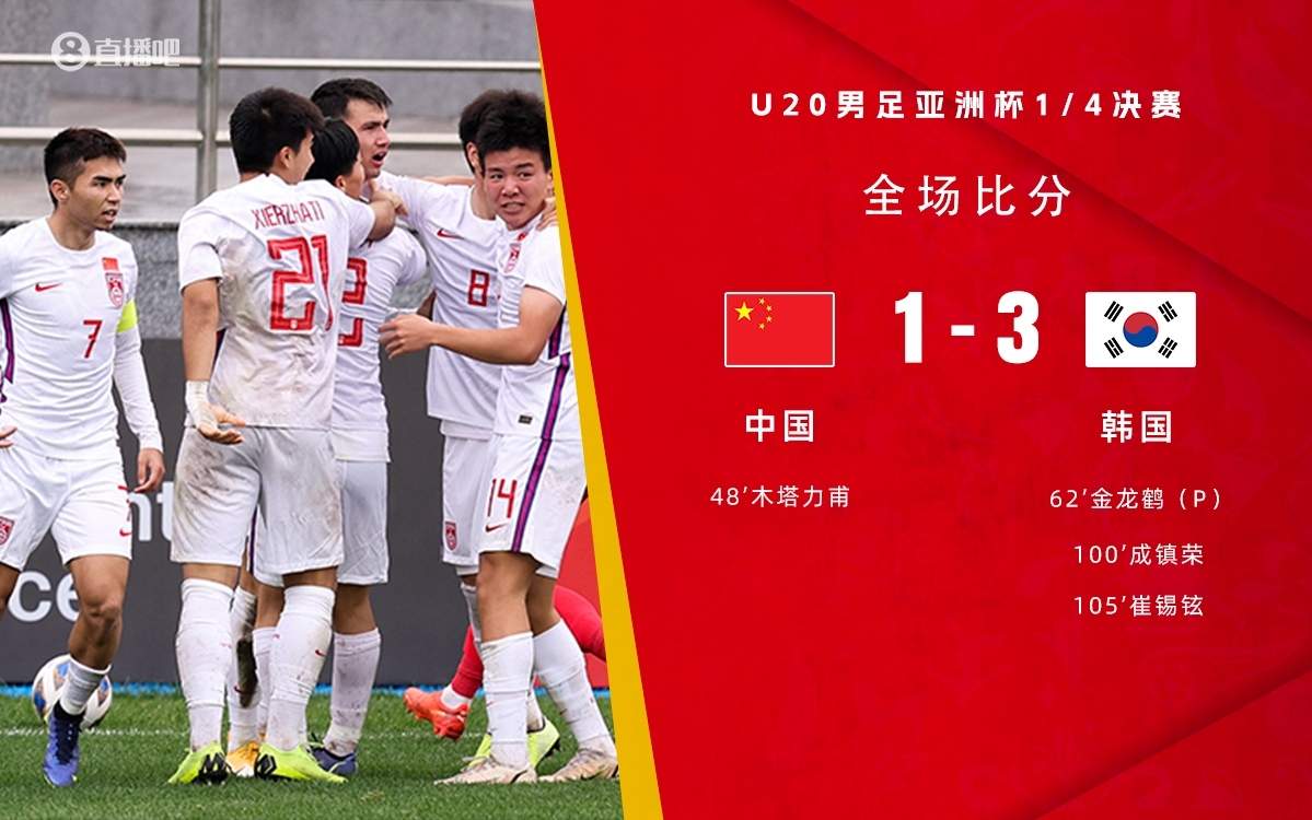復(fù)仇！U22國足絕殺復(fù)仇韓國，2年前U20亞洲杯加時(shí)憾負(fù)無緣世青賽