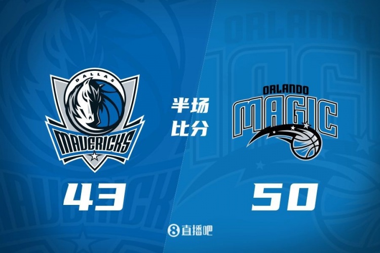 半場戰(zhàn)報-獨(dú)行俠落后魔術(shù)7分 濃眉11中2僅6分 克萊4+4 班凱羅18分